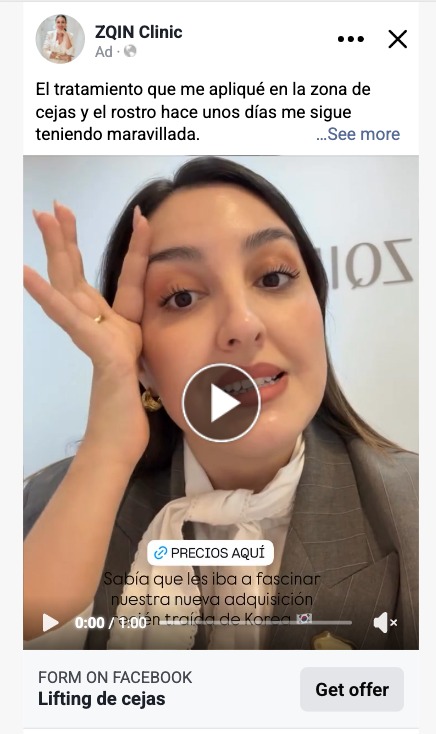 Lifting de cejas sin cirugía ZQIN Clinic